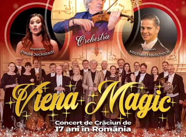 Regal de muzică clasică la Cinema Florin Piersic, Castiga 2 Bilete La concertul „VIENA MAGIC”