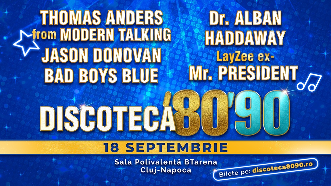 DISCOTECA ’80–’90 CLUJ celebrează 10 ediții